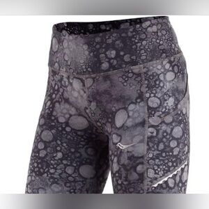 Saucony Women's Bullet Tight Shorts in Carbon Print